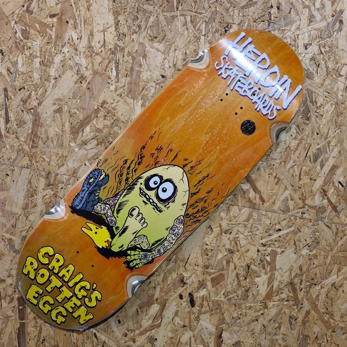 Heroin Skateboards Craig's Rotten Egg 10.0 Deck
