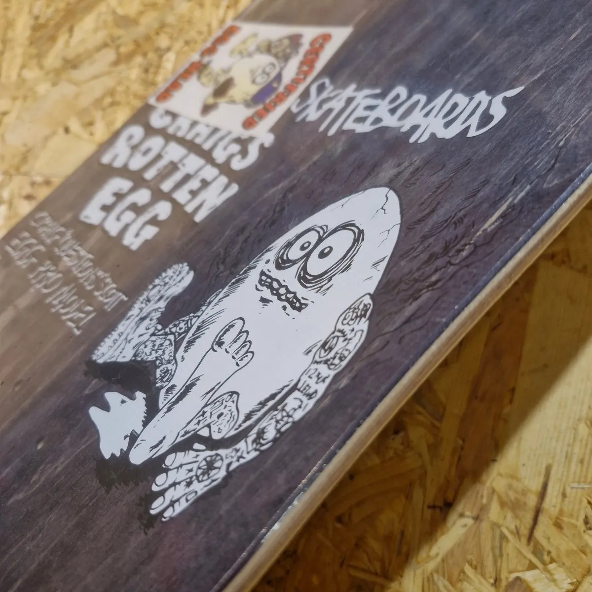 Heroin Skateboards Craig's Rotten Egg 10.0 Deck