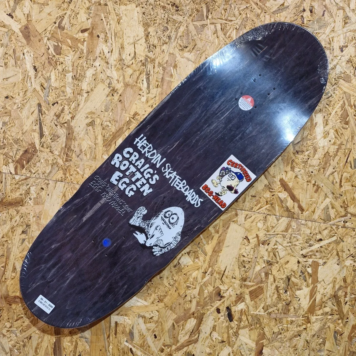 Heroin Skateboards Craig's Rotten Egg 10.0 Deck