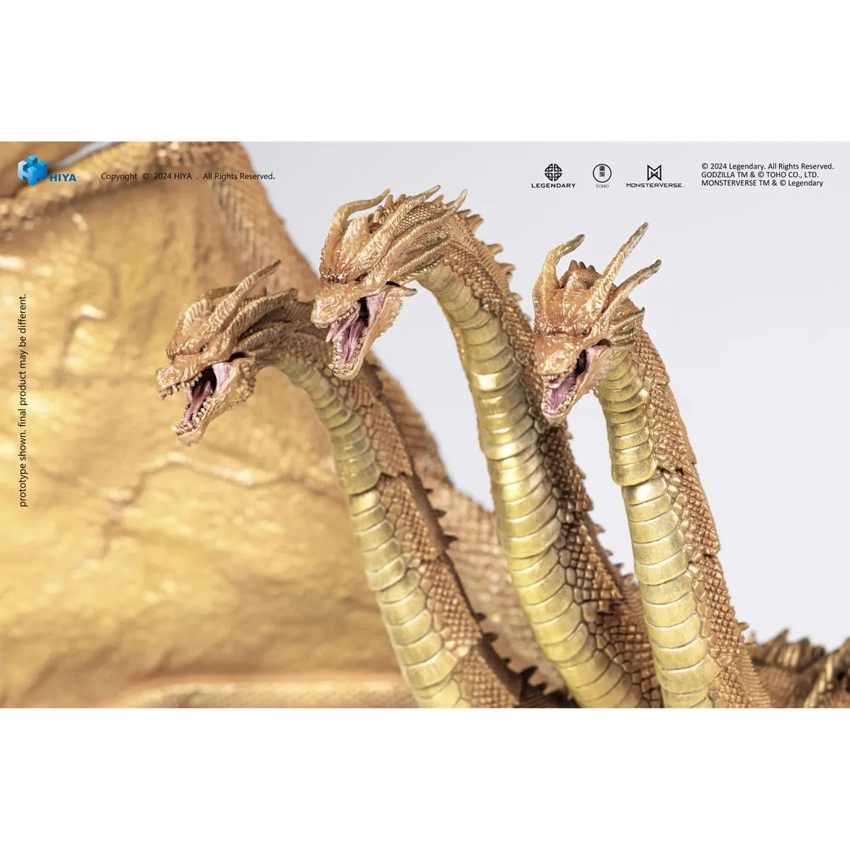 Hiya Toys Exquisite Basic Series Godzilla: King of the Monsters Gravity Beam King Ghidorah (Previews Exclusives) BIGGGGG