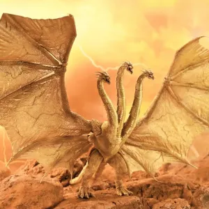 Hiya Toys Exquisite Basic Series Godzilla: King of the Monsters Gravity Beam King Ghidorah (Previews Exclusives) BIGGGGG