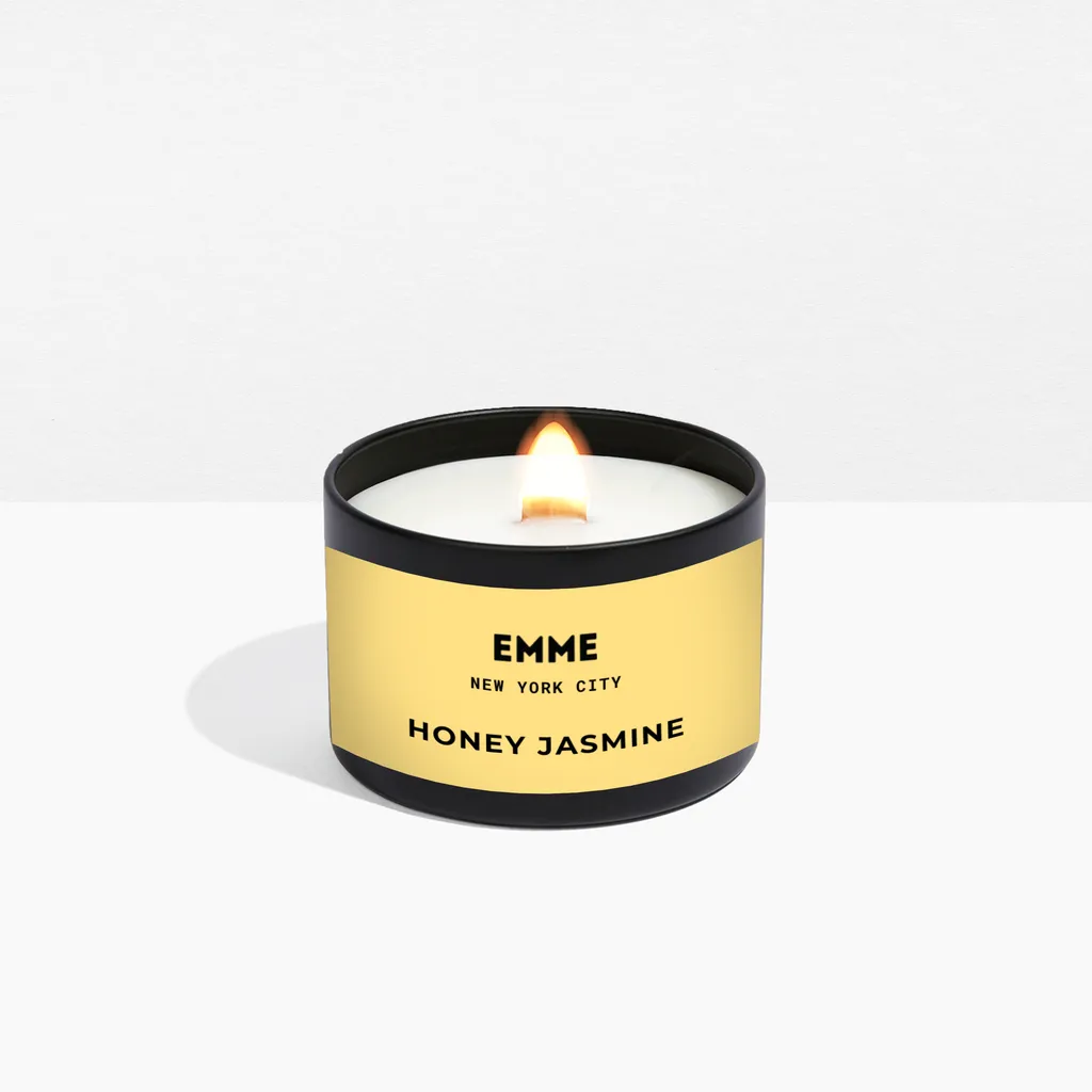Honey Jasmine Tin Candle