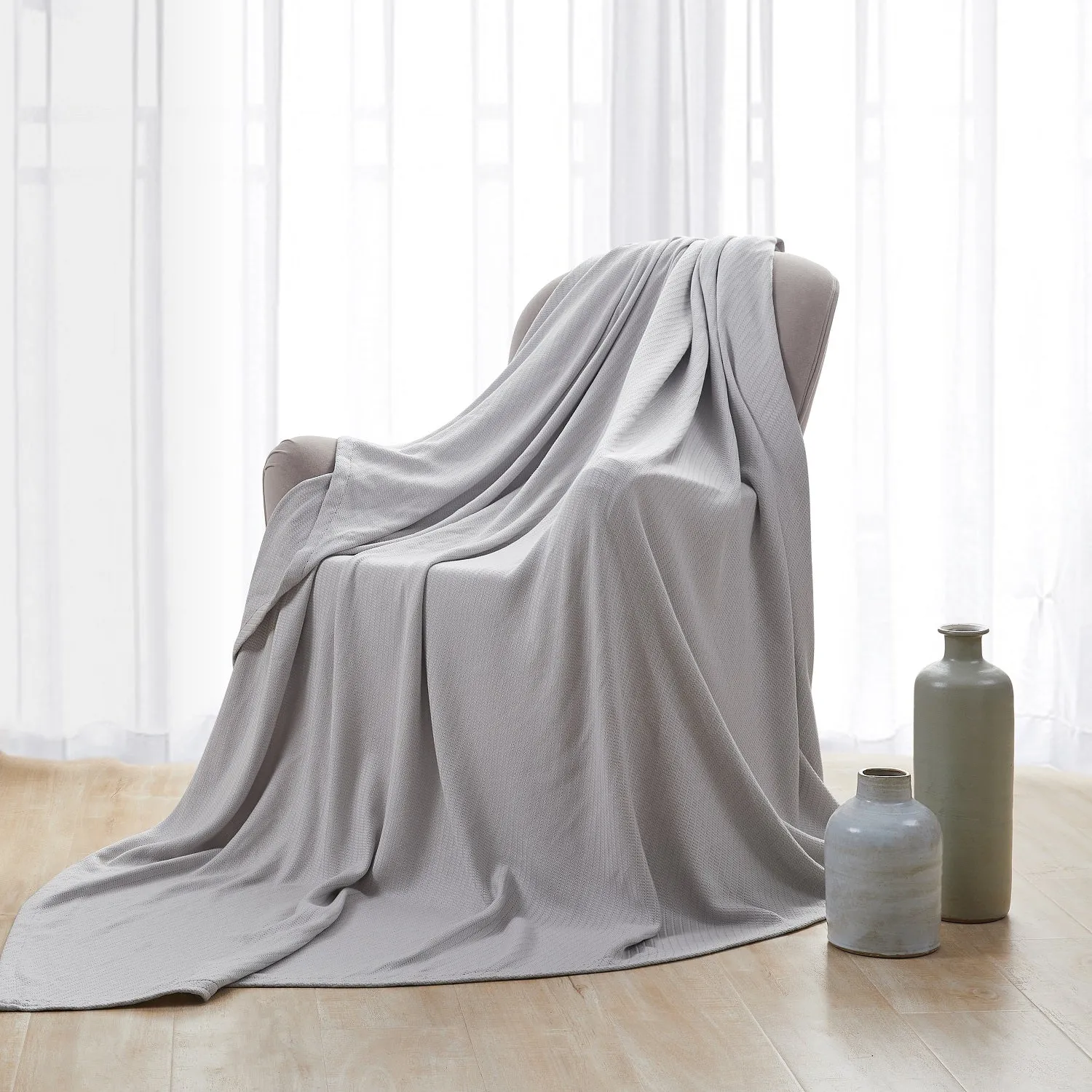 Hotel Grand Luxurious Thermal 100% Cotton Blanket