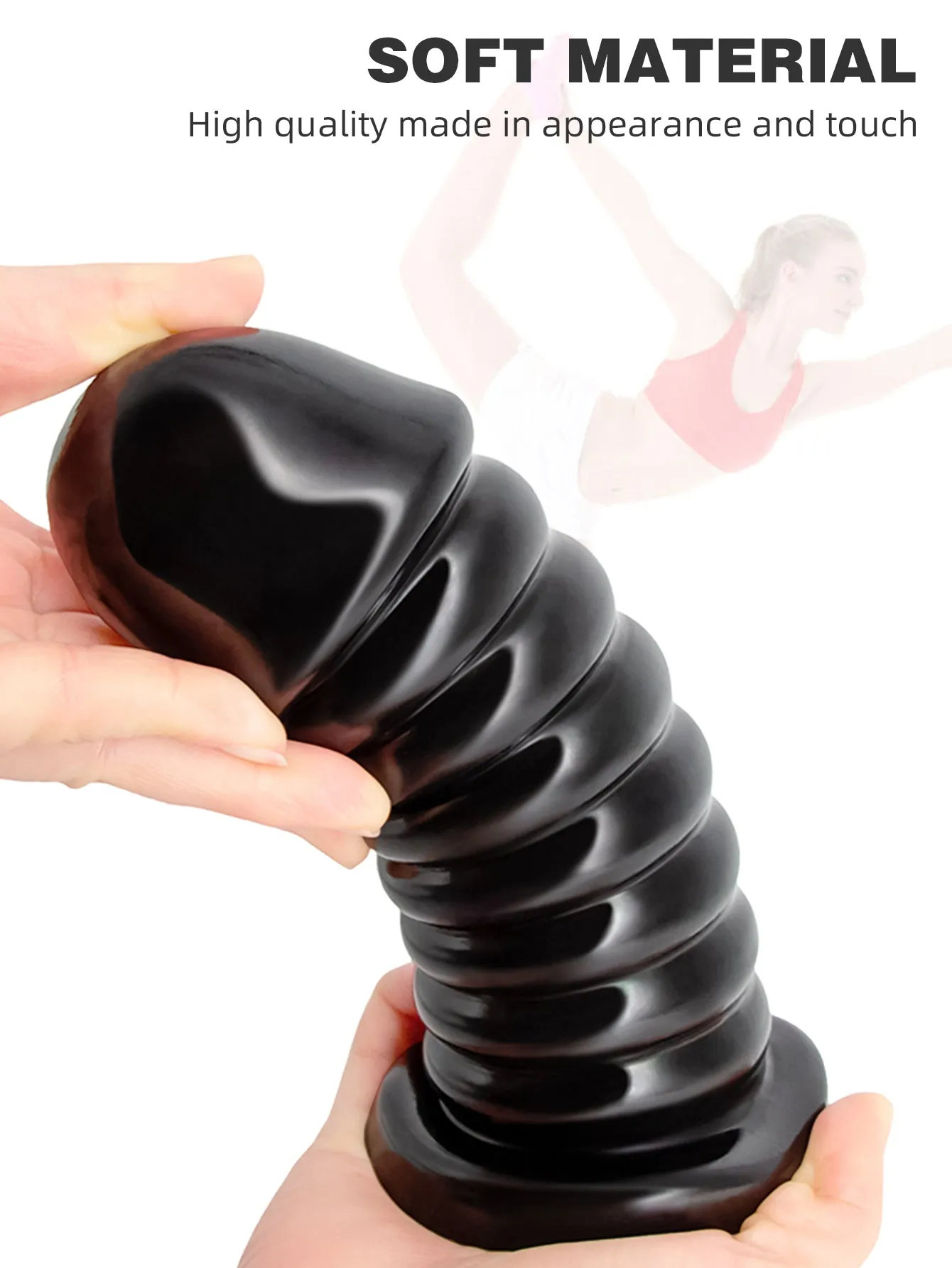 Huge Anal Dildo Butt Plug - Big Thread Silicone Dildos Sex Toys for Women Prostate Milk
