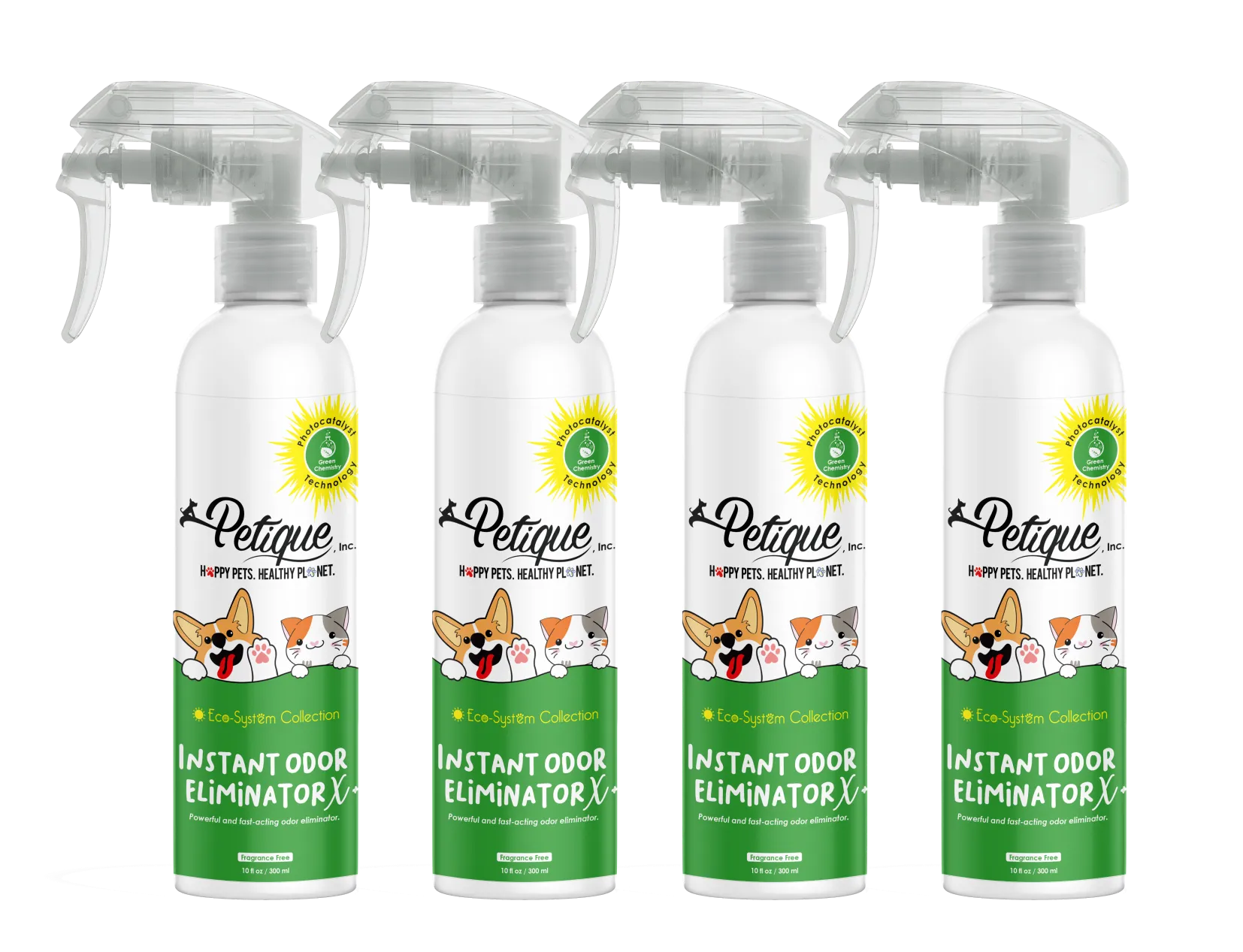 Instant Odor Eliminator X : Safe & Non-Toxic, Photocatalyst Technology, Pet Safe, Fragrance-Free - Removes Strong Pet Odors Fast