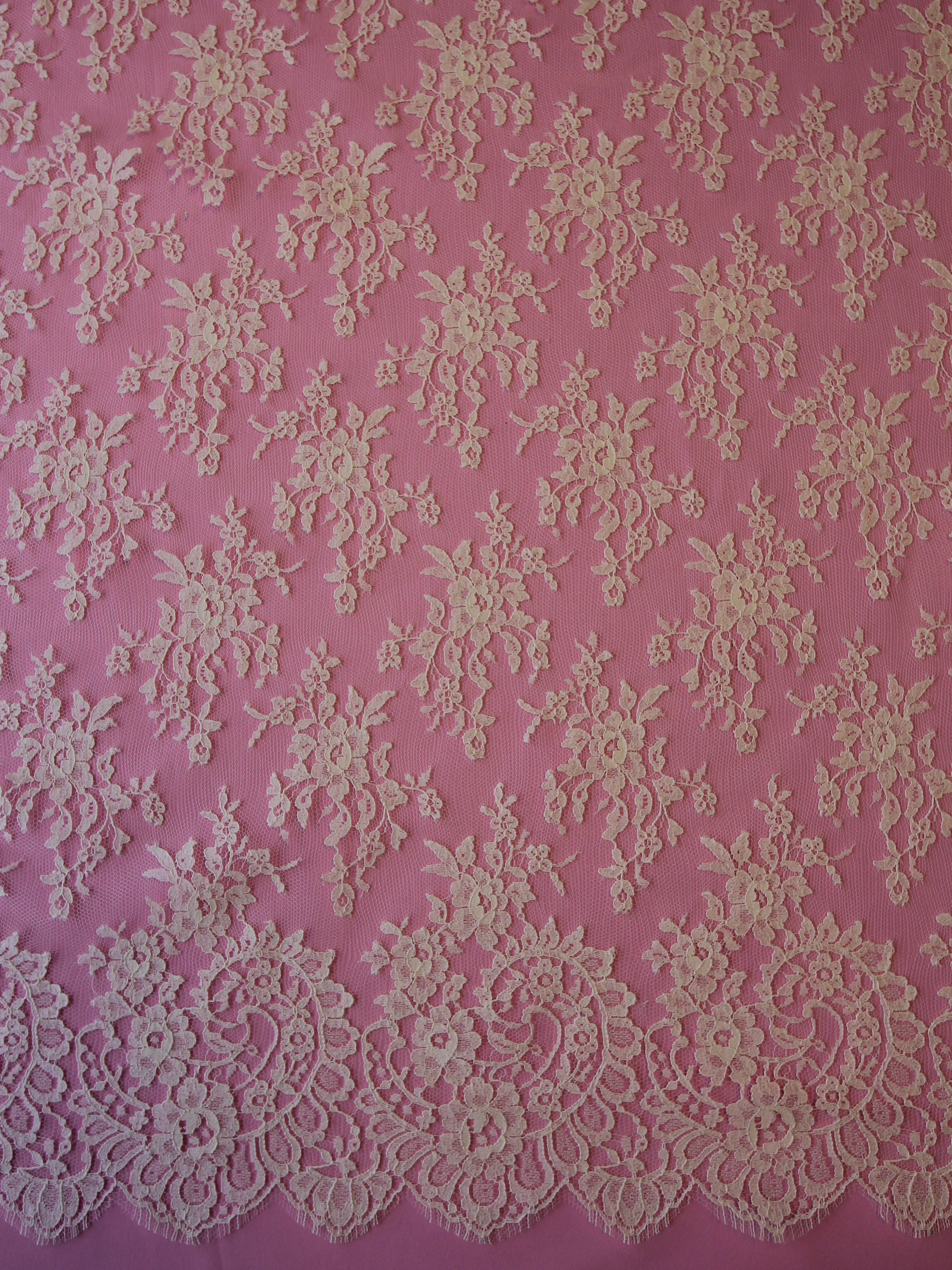 Ivory Chantilly Lace - Eleanor