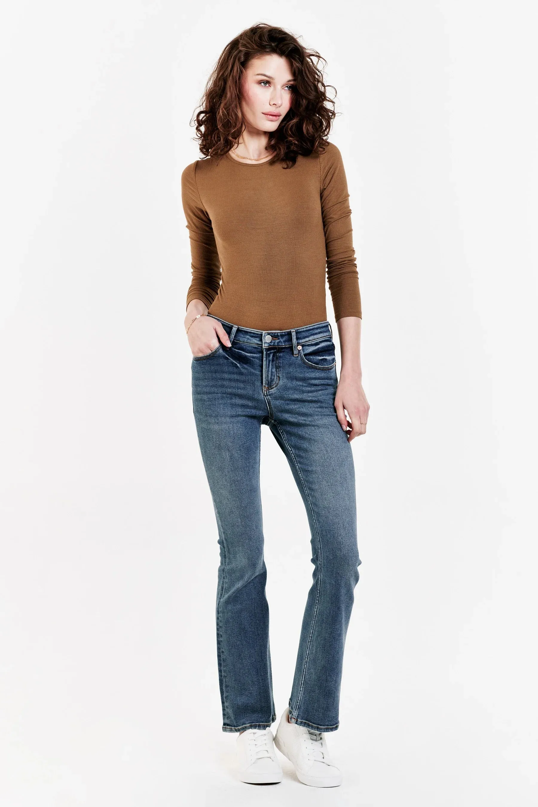Jaxtyn High Rise Bootcut - Silverdale [Dear John Denim]