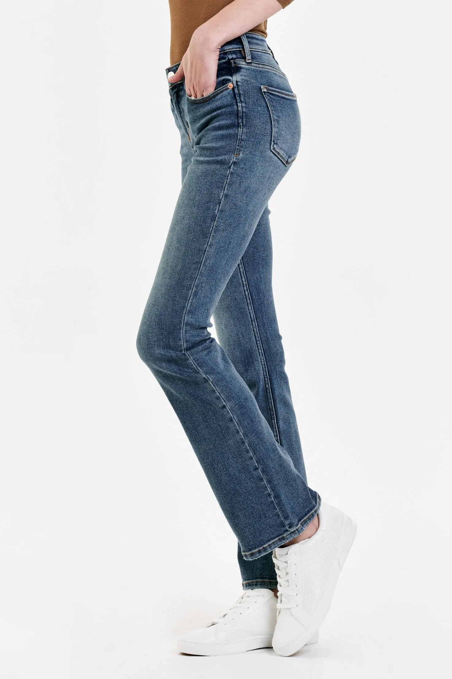 Jaxtyn High Rise Bootcut - Silverdale [Dear John Denim]