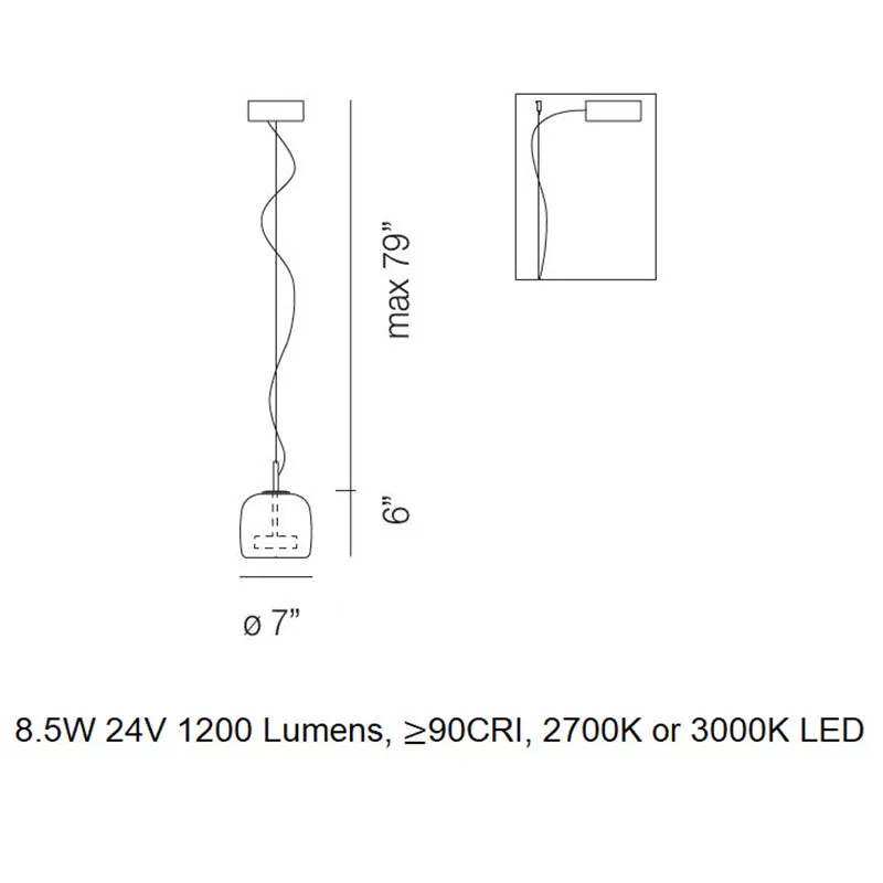 Jube LED Pendant Light