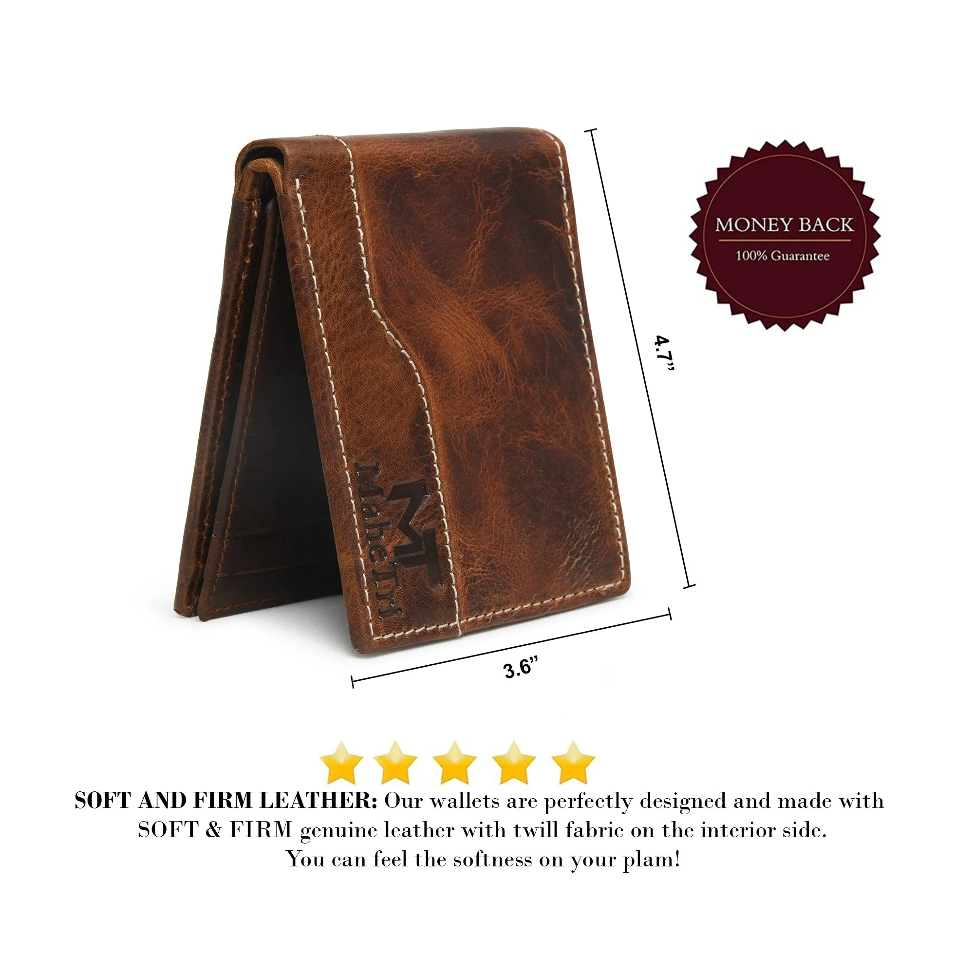Judson Bi-fold Wallet - Brown