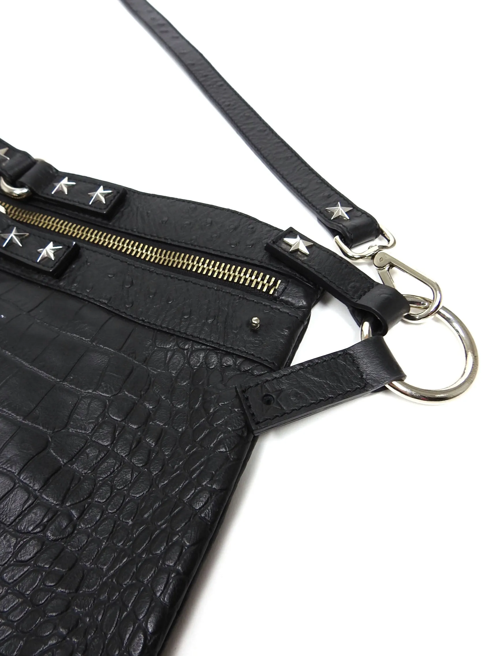 Just Cavalli Croc Embossed Bag