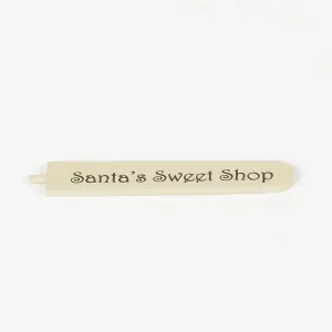 Katie's Candied Apples Santa's Sweet Shop stick/ sign