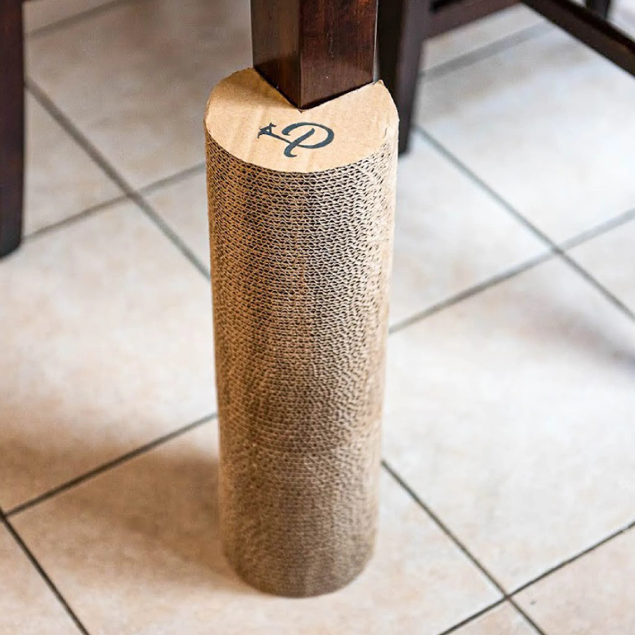 Kitty Corner Cat Scratching Post (2 Pieces): Eco-Friendly, Sustainable, Compostable, Non-Toxic, Double Stick Foam Tape Included, Durable Cardboard, Patented, for Cats