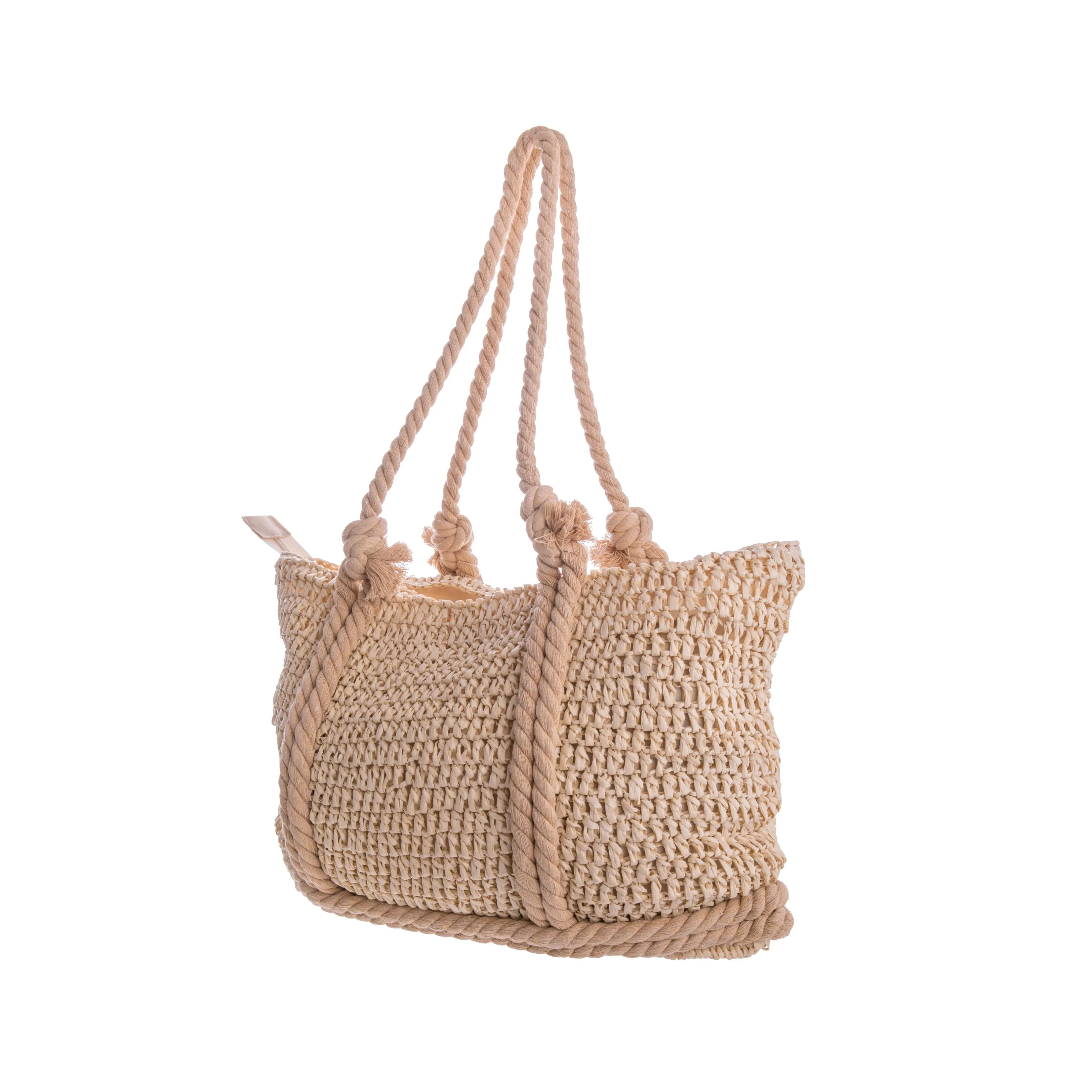 KNOTTED ROPE TOTE BAG
