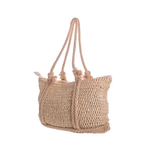 KNOTTED ROPE TOTE BAG