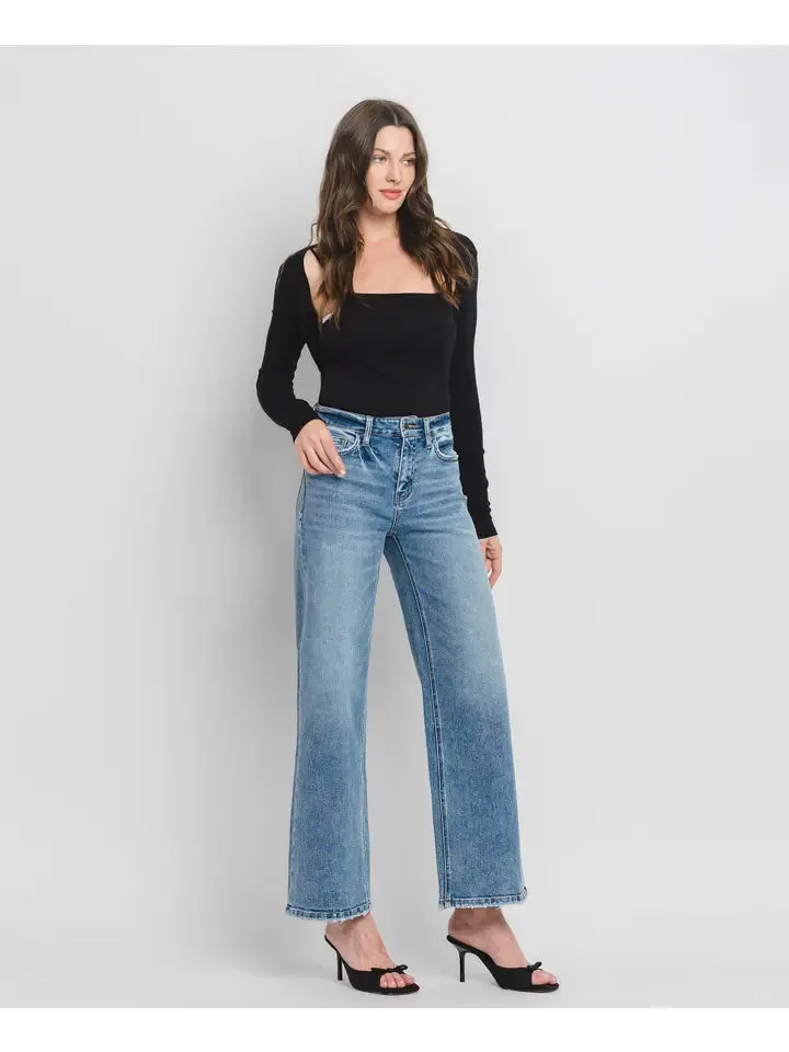 Knox High Rise Wide Leg Denim