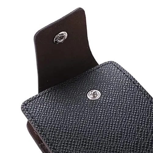 Kuber Industries Card Holder Wallet for Men Women|Debit Credit Card Holder|Wallet for Id, Visiting Card, Buisness Card|Button Closure|Black (Pack of 3)