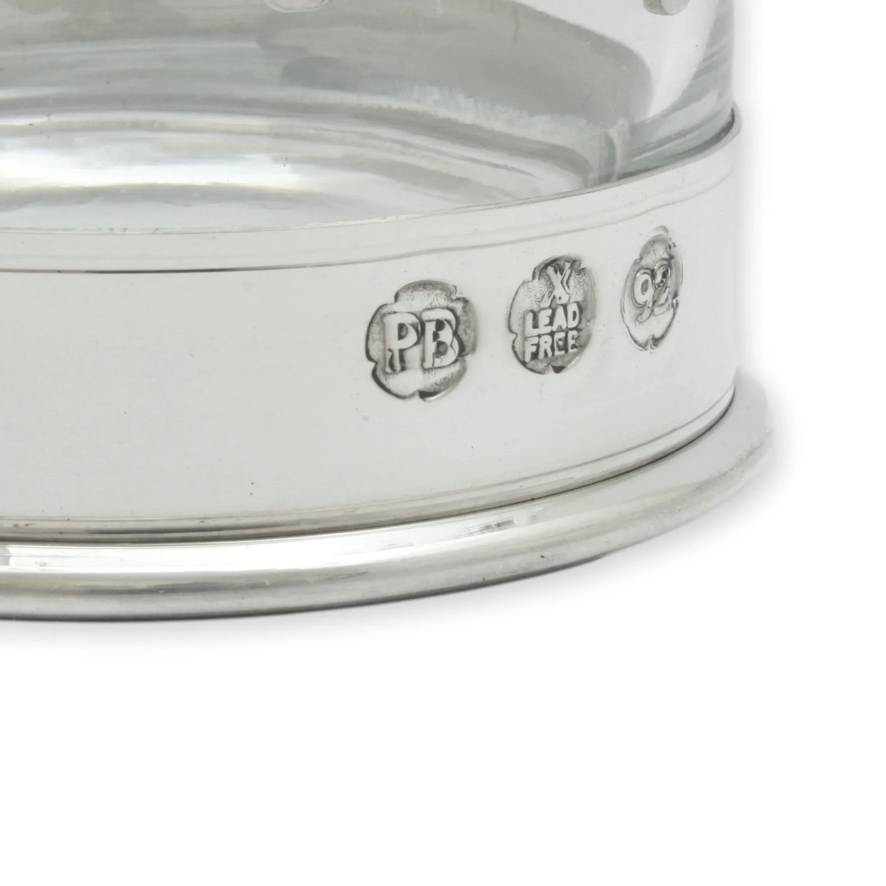 Labrador Dog Pair Of Pewter Based Whiskey Tumblers