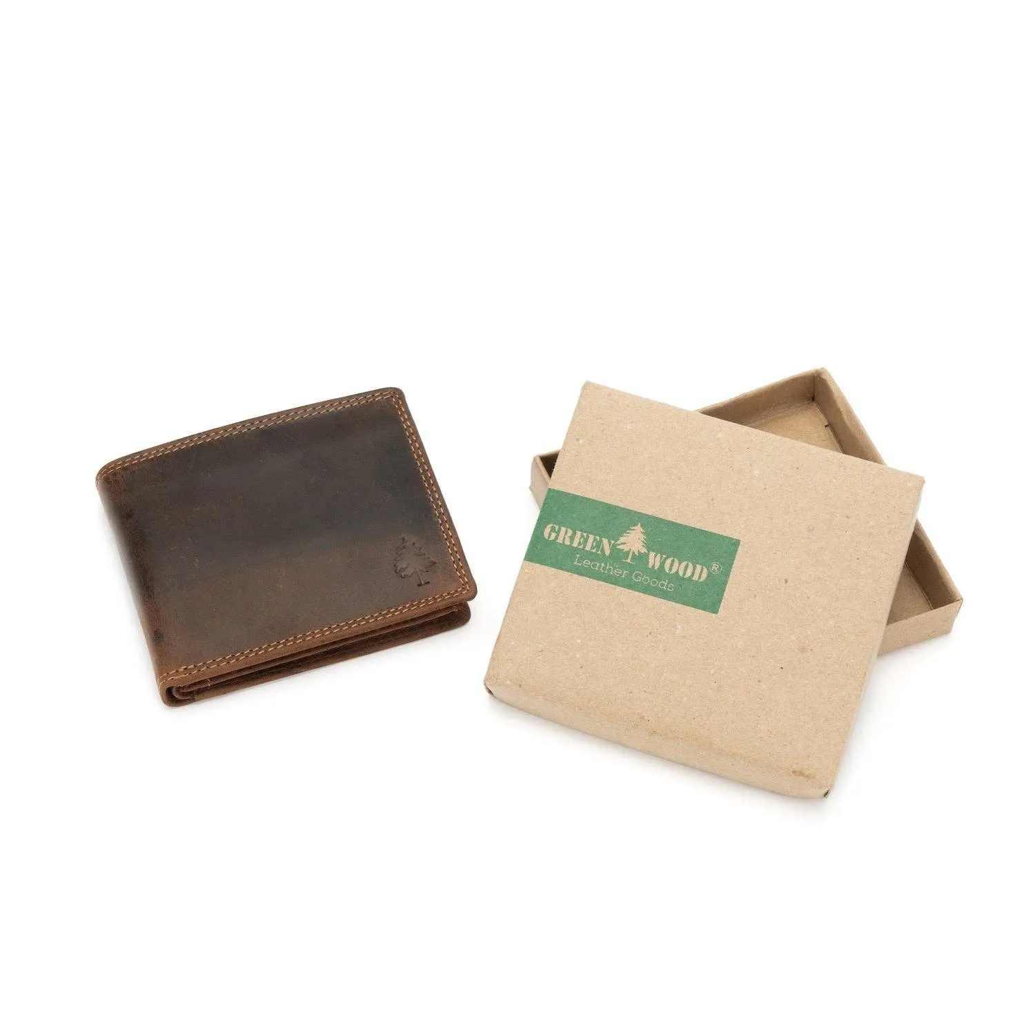 Leather Men Wallet Hart