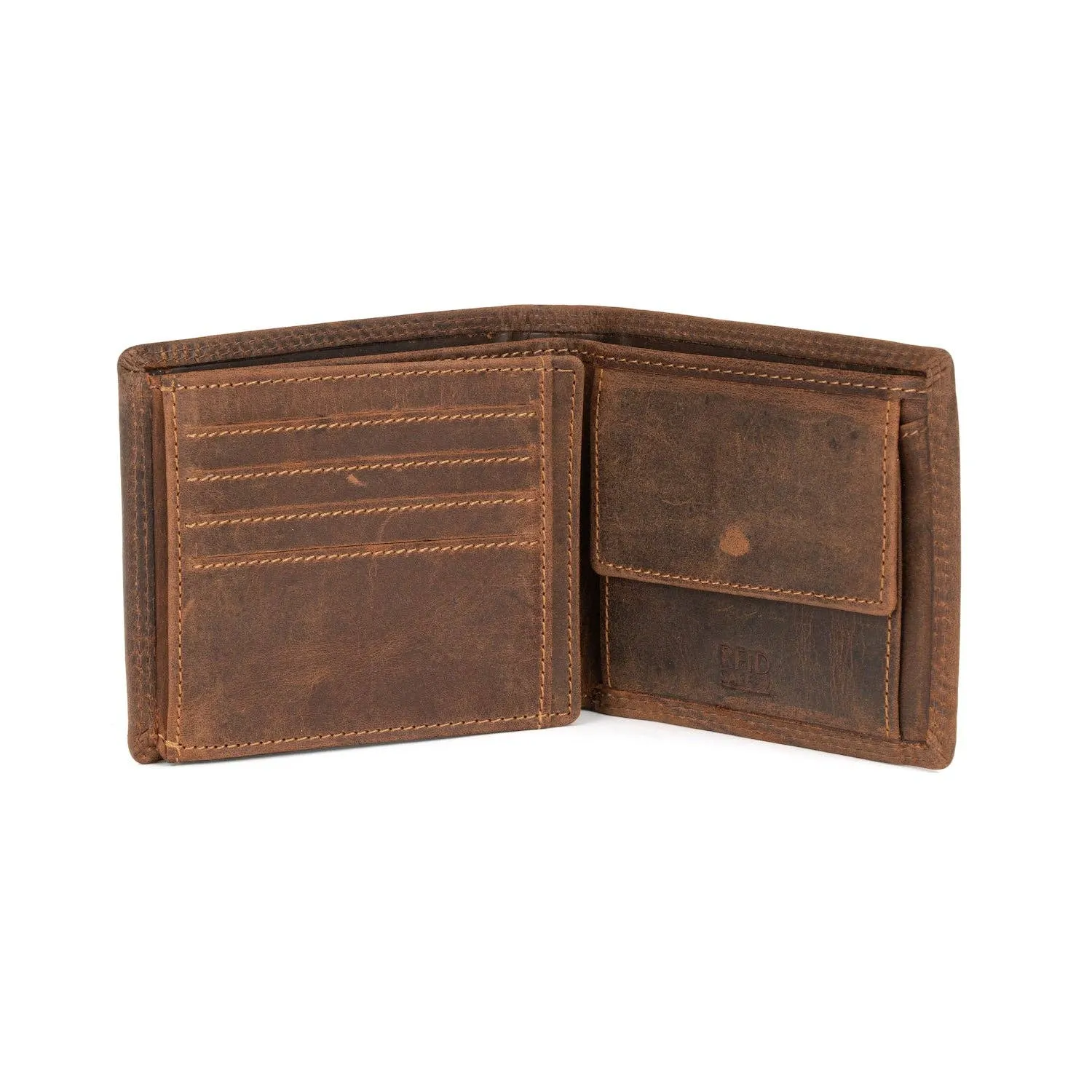 Leather Men Wallet Hart