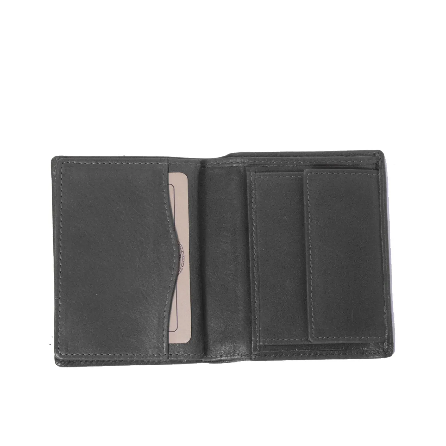Leather Wallet Black Hereford