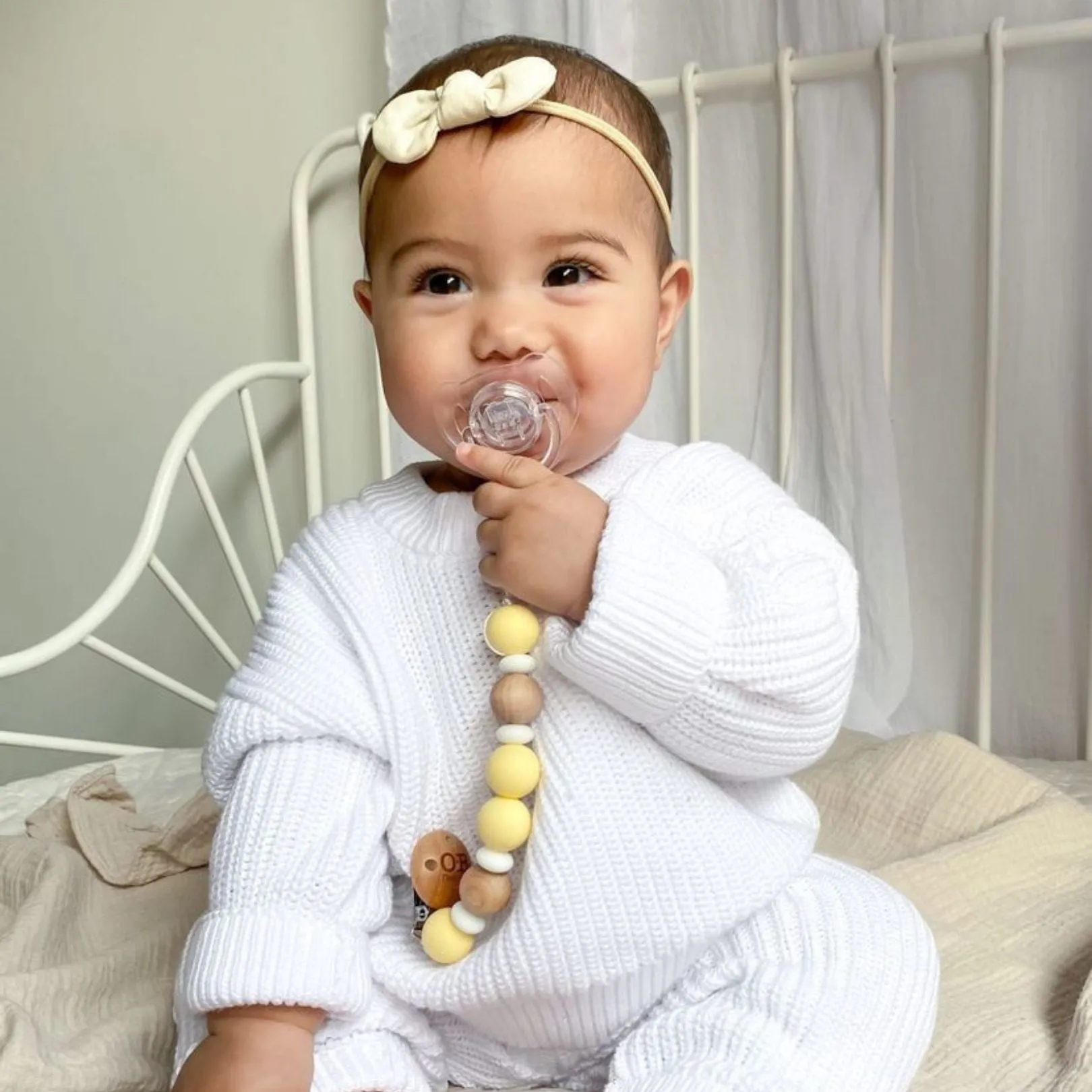 Lemon Eco-Friendly Pacifier Chain