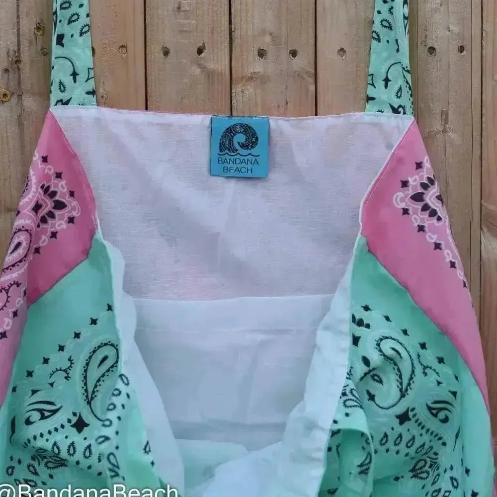 Light Pink & Mint Tote