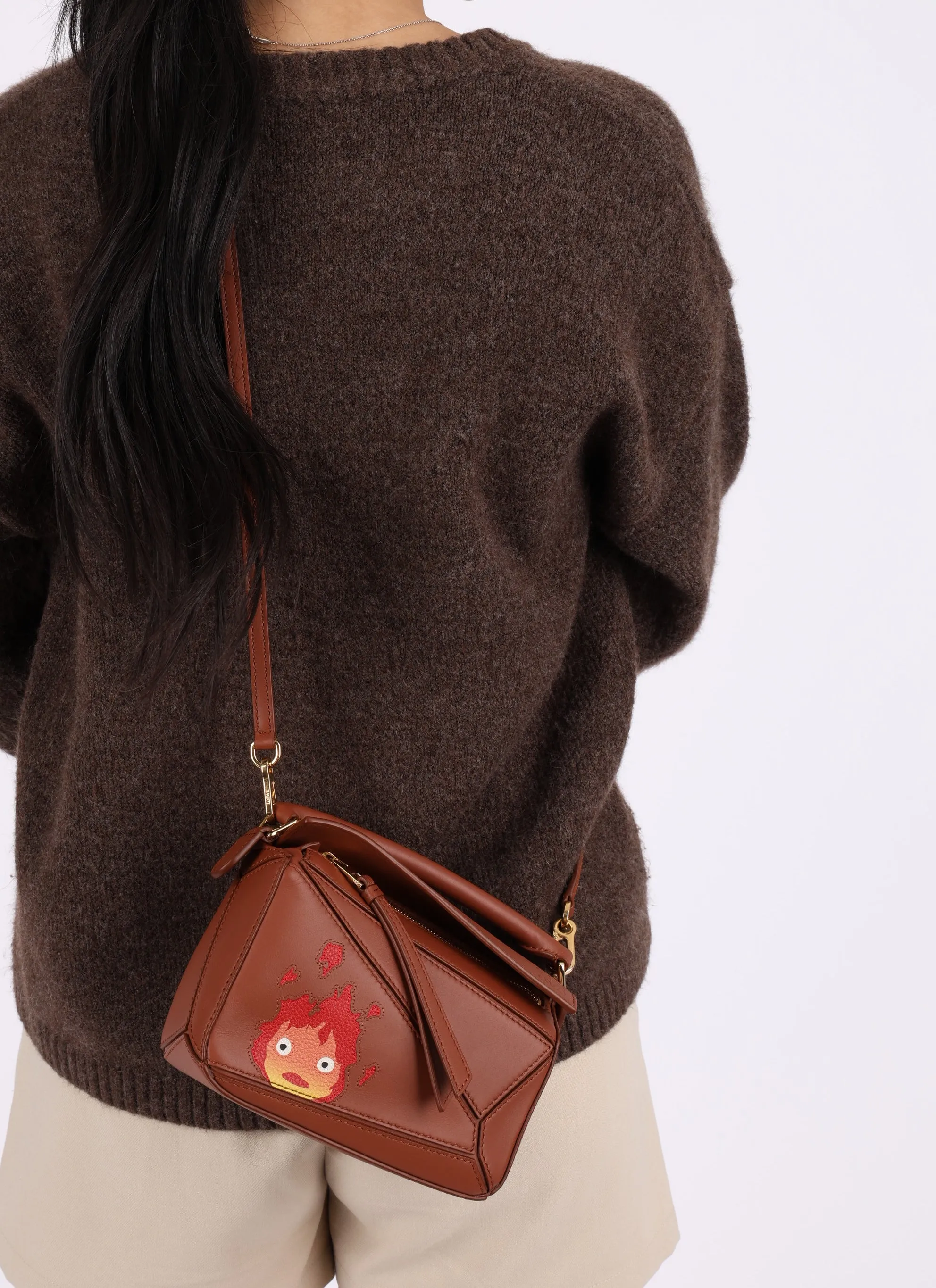 Limited Edition Loewe x Studio Ghibli Calcifer Mini Puzzle Bag