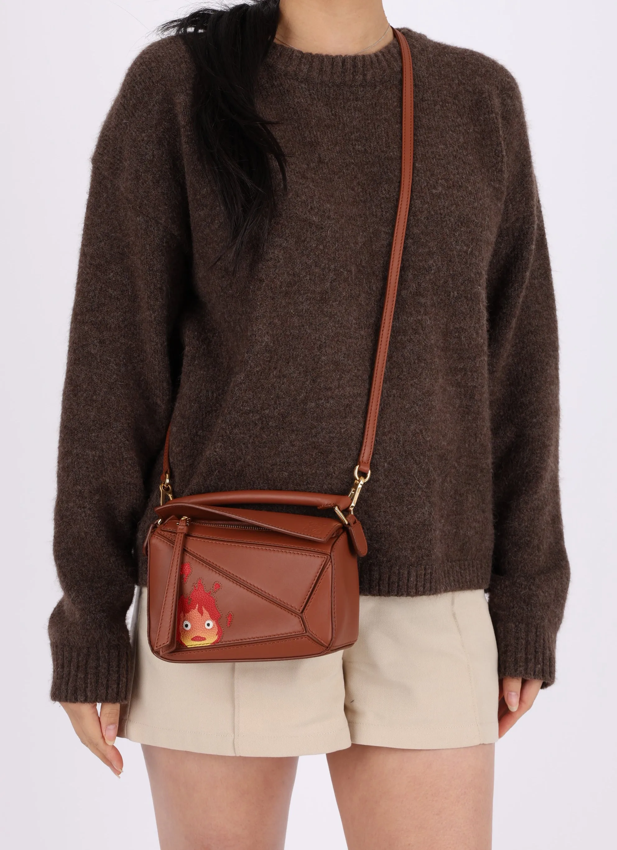 Limited Edition Loewe x Studio Ghibli Calcifer Mini Puzzle Bag