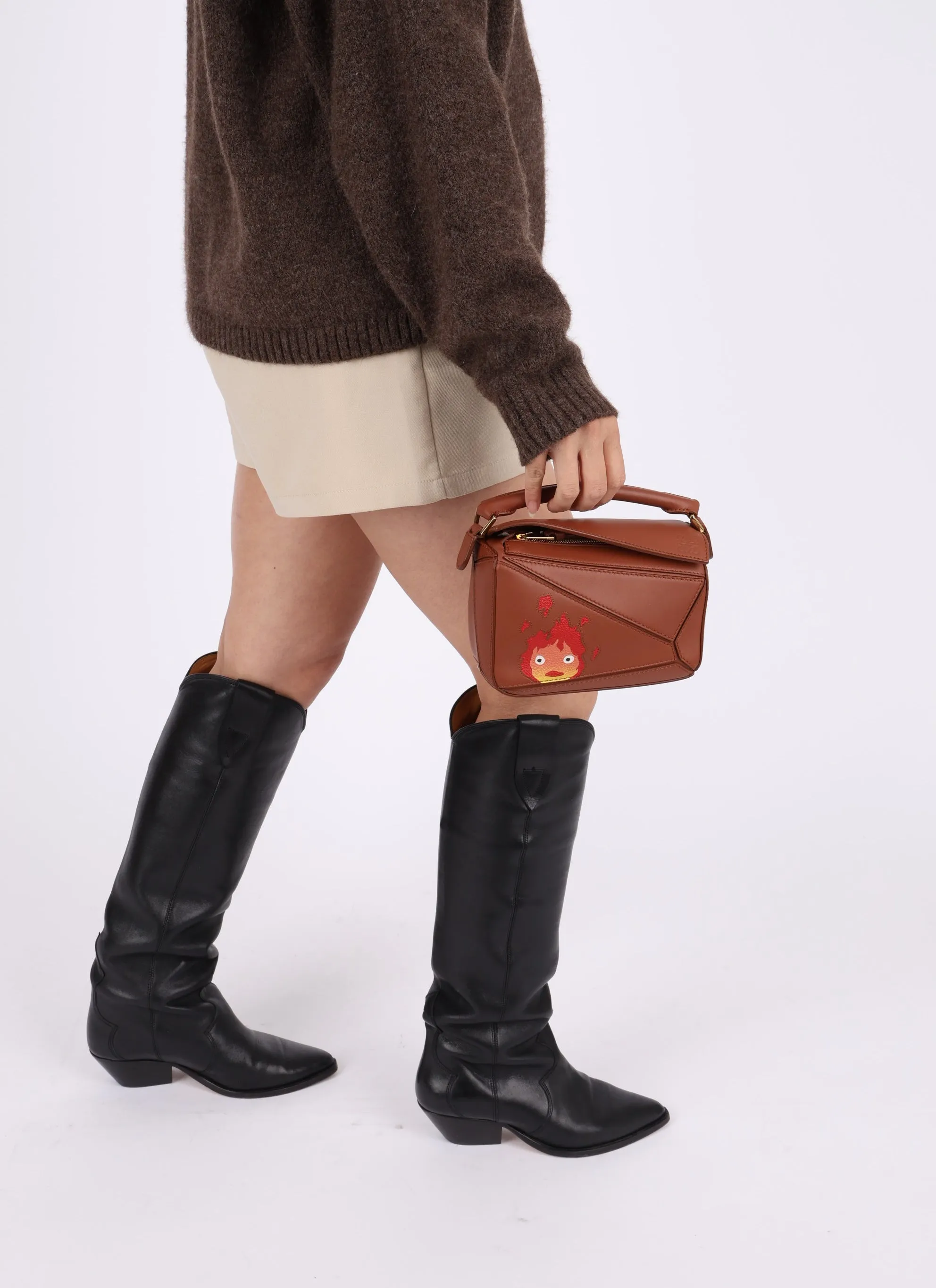 Limited Edition Loewe x Studio Ghibli Calcifer Mini Puzzle Bag