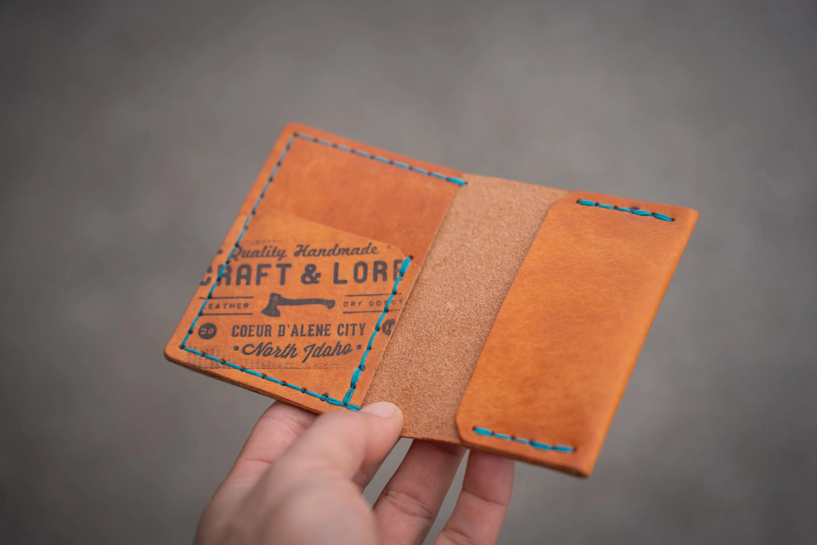 LIMITED - Orange Pueblo with Ink stamp
