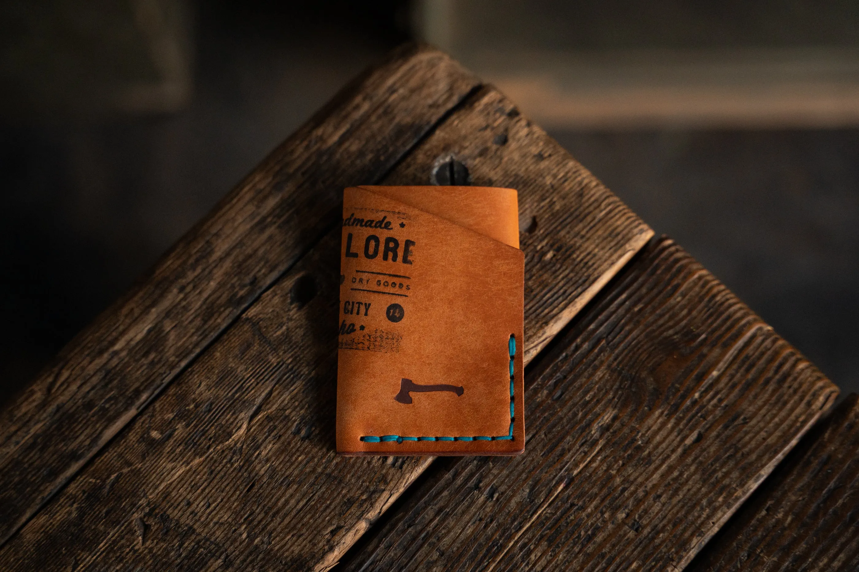 LIMITED - Orange Pueblo with Ink stamp