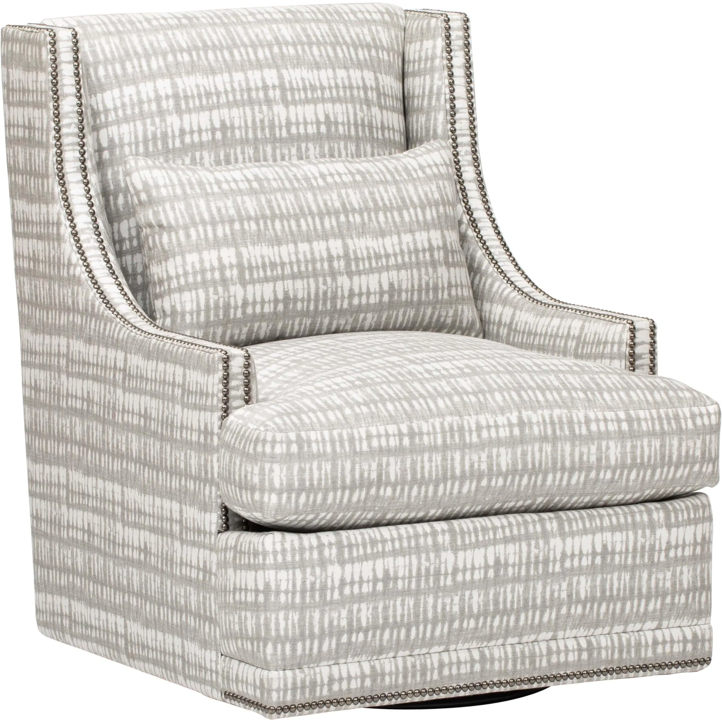Lindsay Swivel Chair, Grey