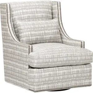 Lindsay Swivel Chair, Grey