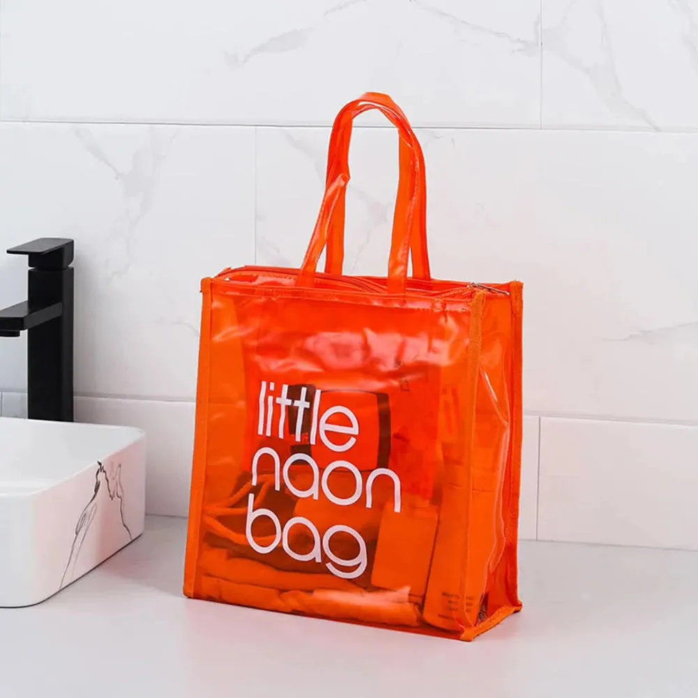 Little Neon Bag Fashion Large Tote Bag, Beach Bag