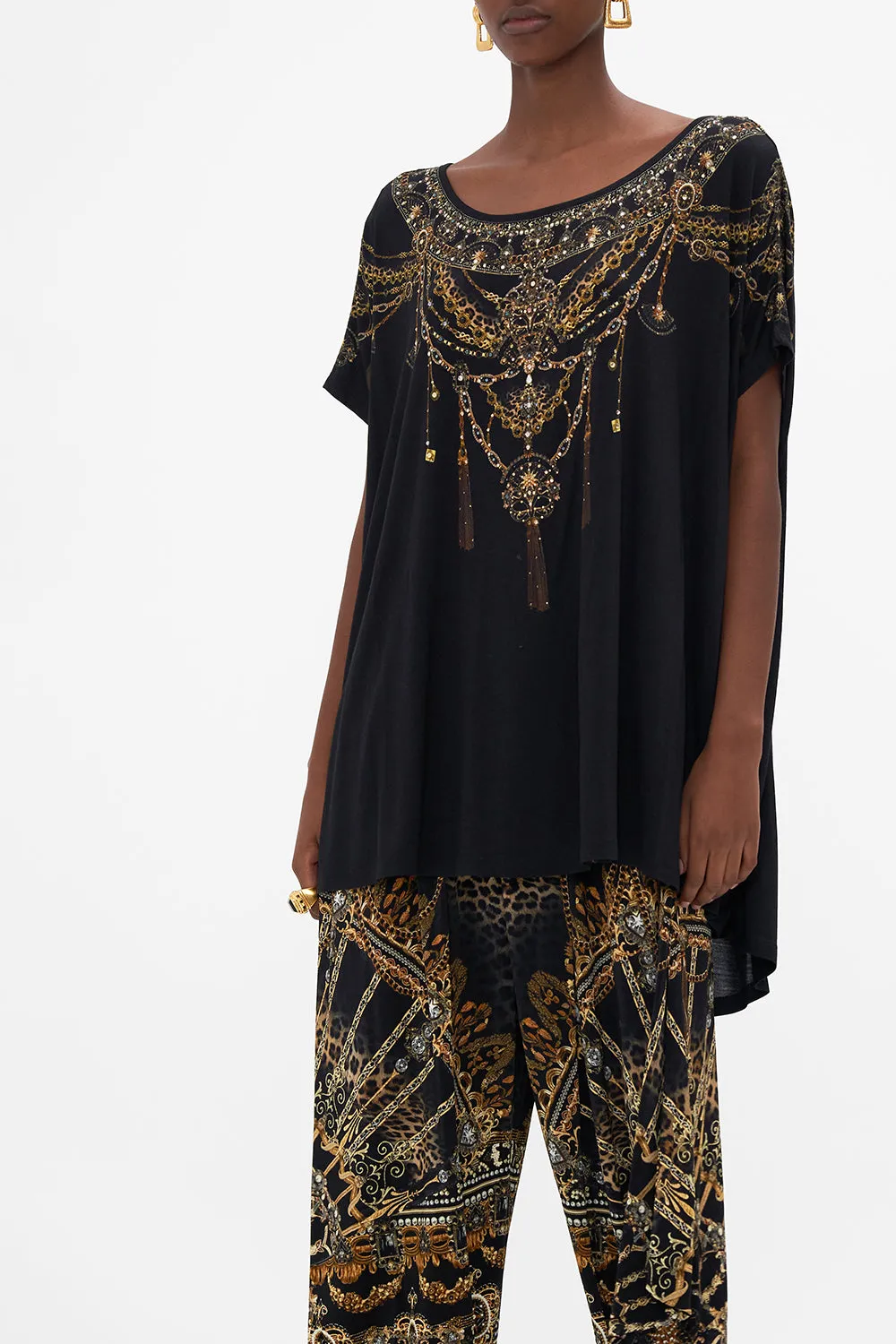 LOOSE FIT TEE MASKED AT MOONLIGHT