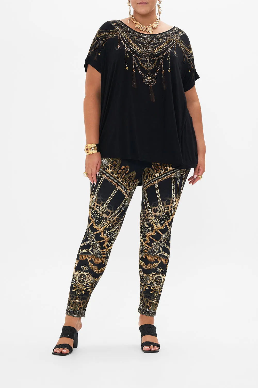 LOOSE FIT TEE MASKED AT MOONLIGHT
