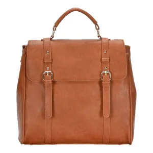 Loretta Messenger Backpack (Cognac)