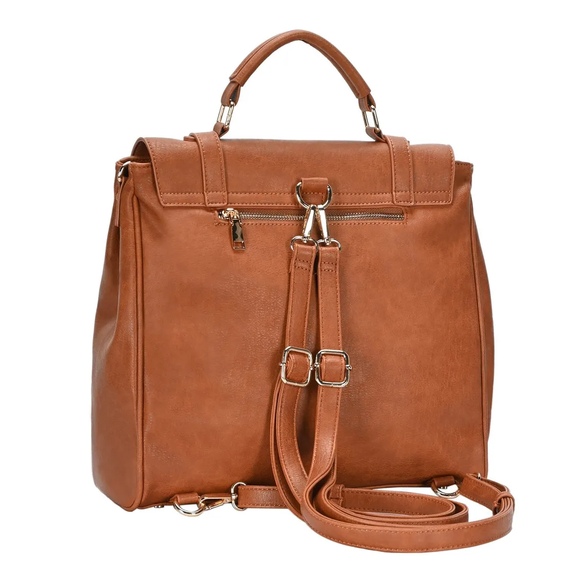 Loretta Messenger Backpack (Cognac)