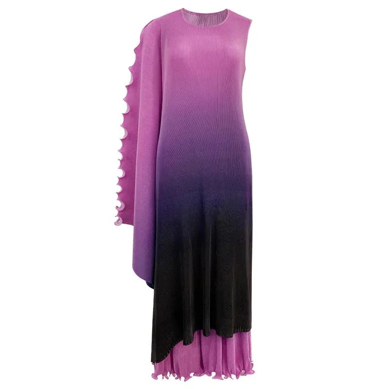 Luxurious 2 Piece Pleated Matching Trousers Set