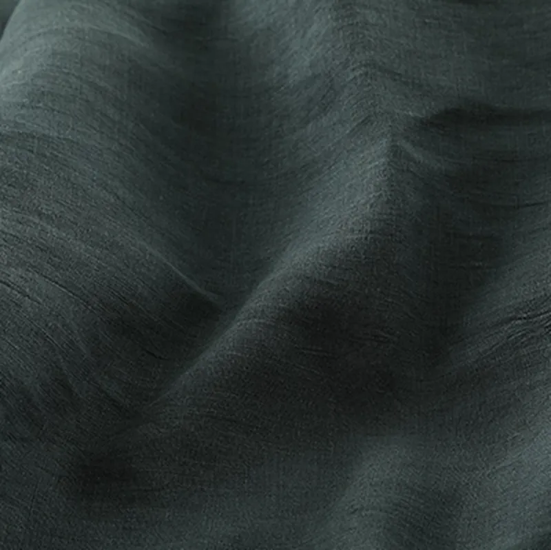 Luxurious Blackish Green100% Pure Linen Curtains Sheer Curtains