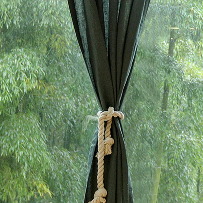 Luxurious Blackish Green100% Pure Linen Curtains Sheer Curtains