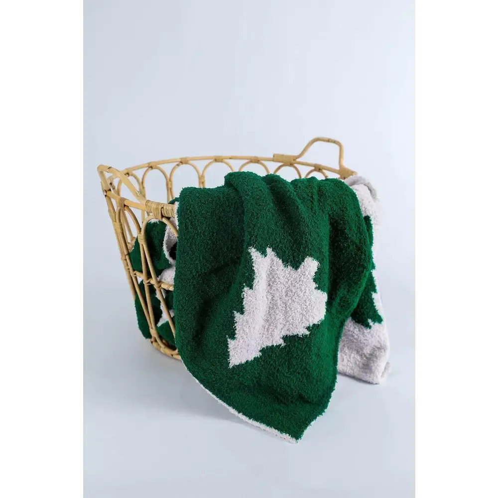 Luxurious Christmas Tree Blanket Elevating Timeless Designer Clothing