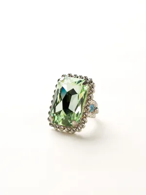 Luxurious Emerald-Cut Cocktail Ring - RBT69ASEGS