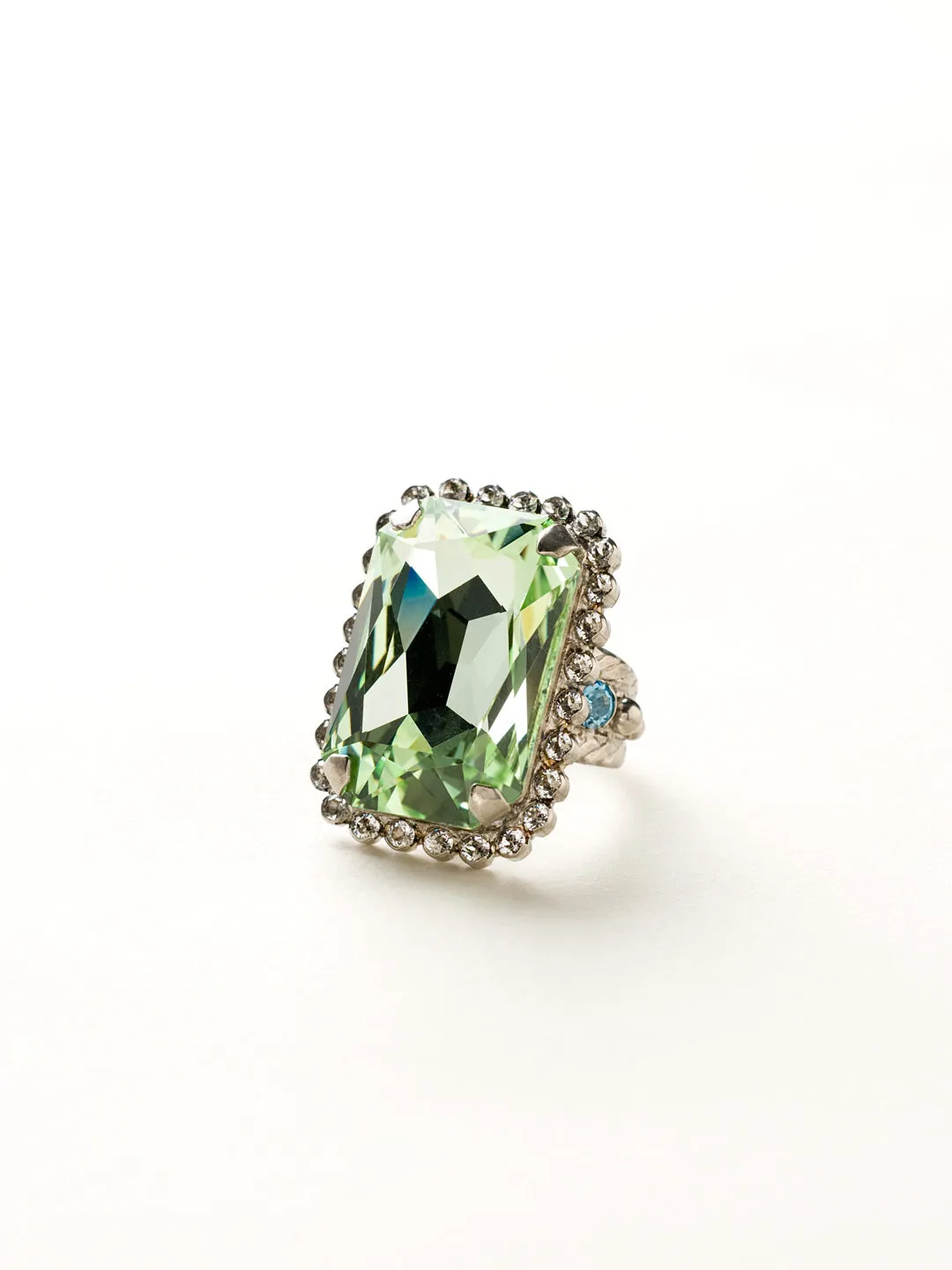 Luxurious Emerald-Cut Cocktail Ring - RBT69ASEGS