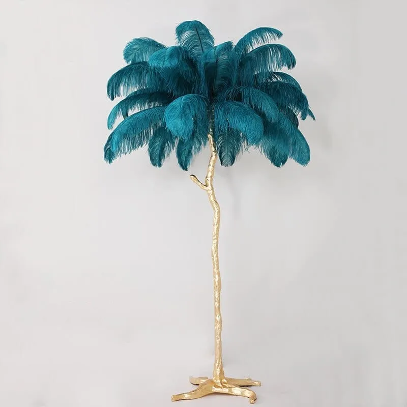 Luxurious Feather Floor Lamp