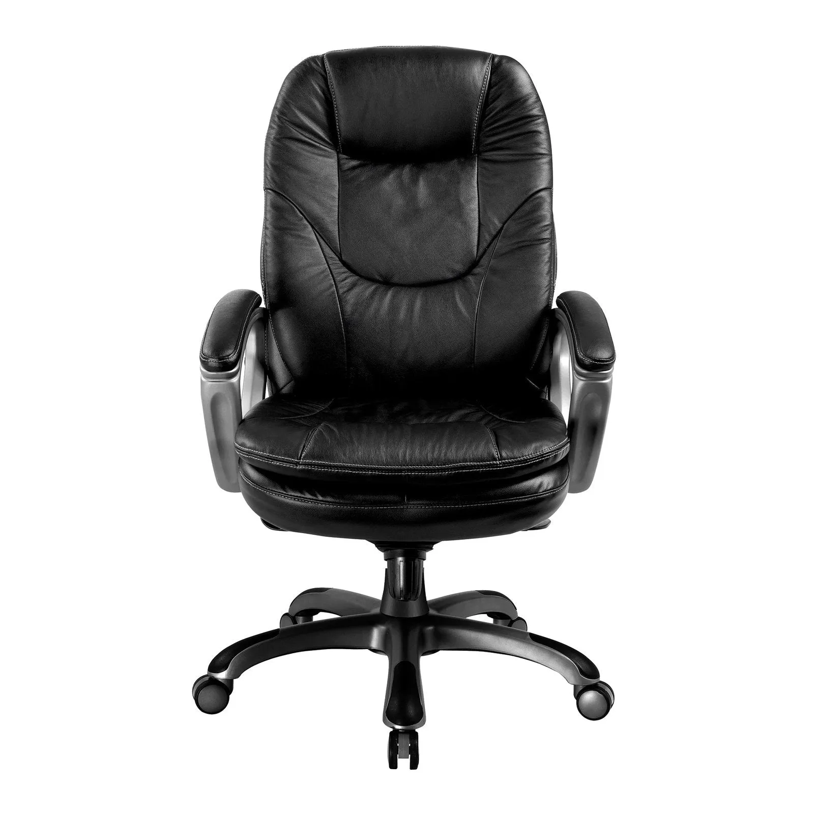 Luxurious High Back Leather Executive Chair - Black