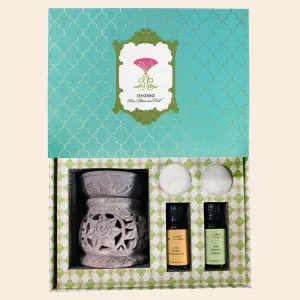 Luxurious Indian Soapstone Home Fragrance Set