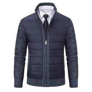 Luxurious Knit Men's Cardigan Jacket