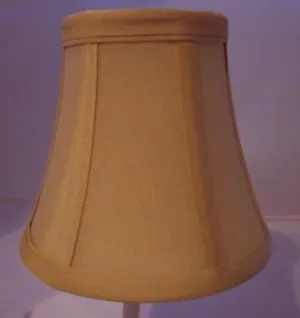 Luxurious Peach Silk Chandelier Shade